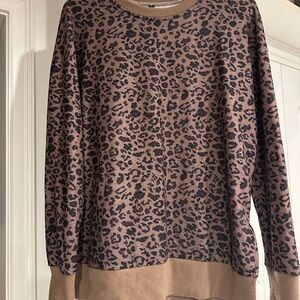 Leopard Print Sweatshirt